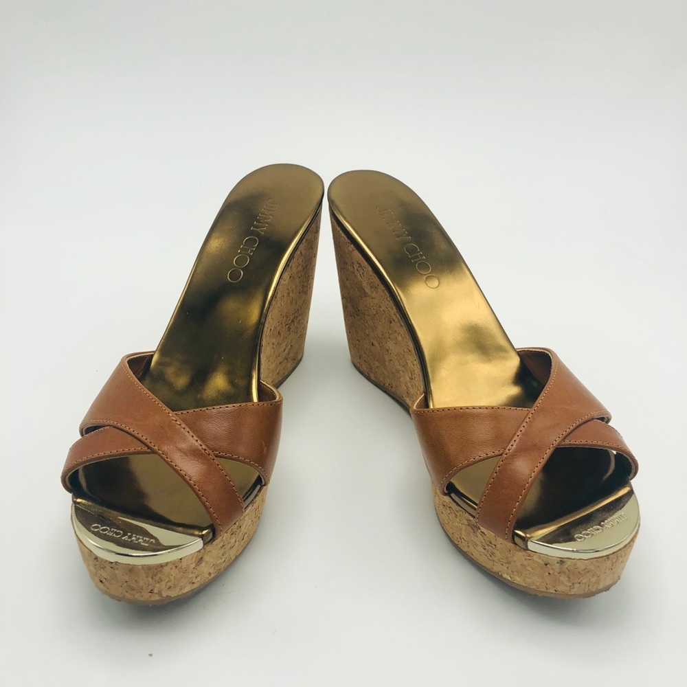 JIMMY CHOO wedge sandal heels - BRAND NEW!